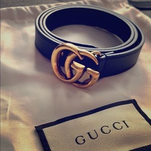 AUTHENTIC Gucci double G belt